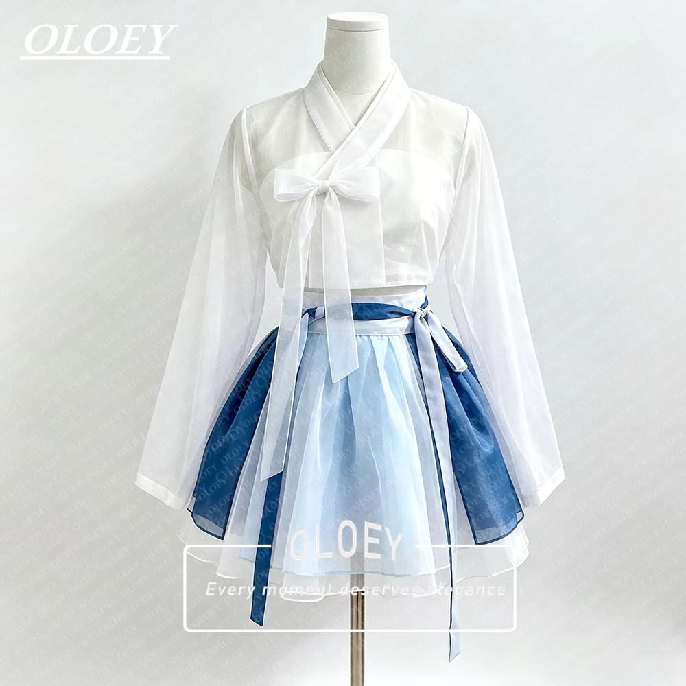 Modern Korean Lifestyle - OLOEY Gaun Pertunjukan Foto Korea Warna