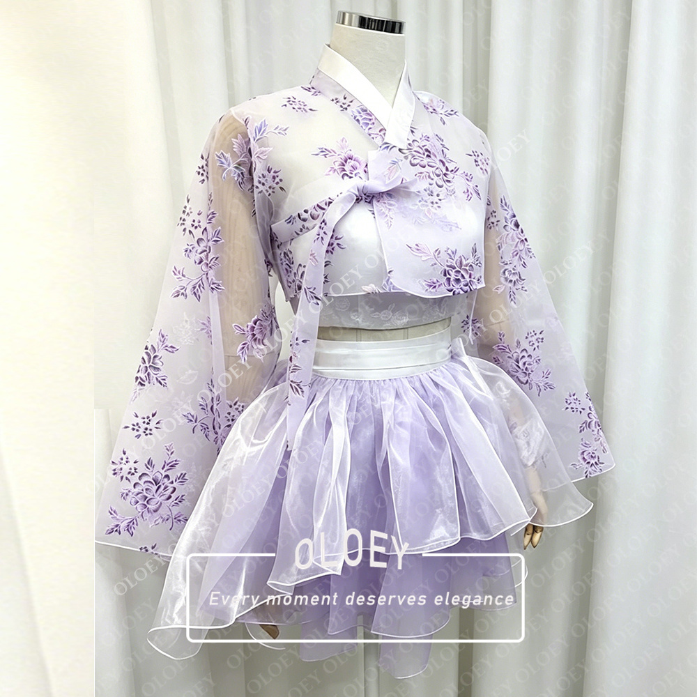 OLOEY Hanbok Pendek Motif Bung - Modern Korean Lifestyle ulasan dan harga