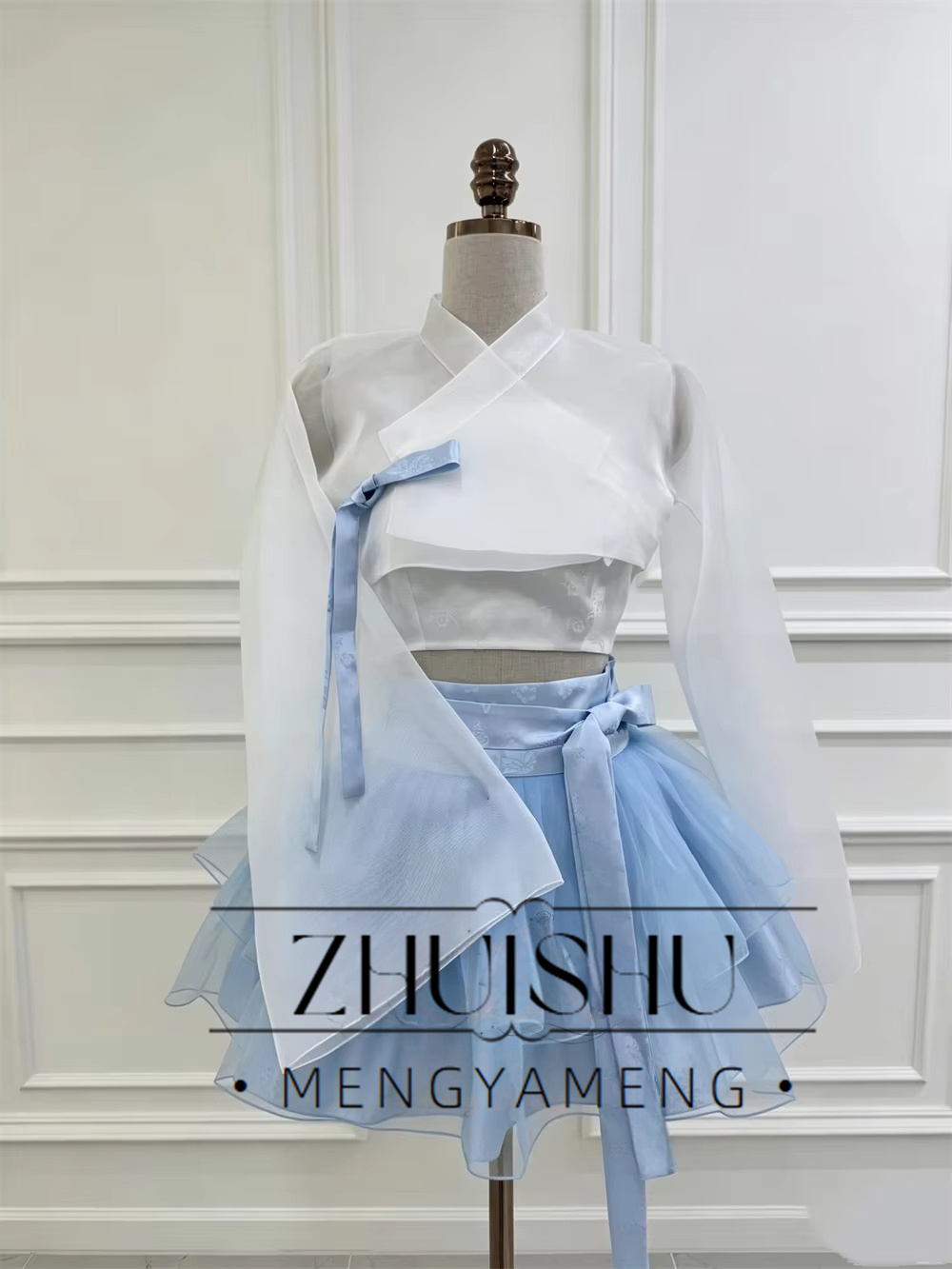Gaun Prom Mini Organza Modern  - Modern Korean Lifestyle ulasan dan harga