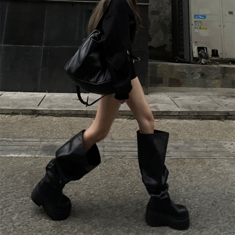 Sepatu bot pendek selutut untu - Modern Korean Lifestyle ulasan dan harga